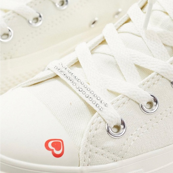 Converse Chuck Taylor All Star Lift Heart  sneakers #converse #nwt #coach - Picture 3 of 3